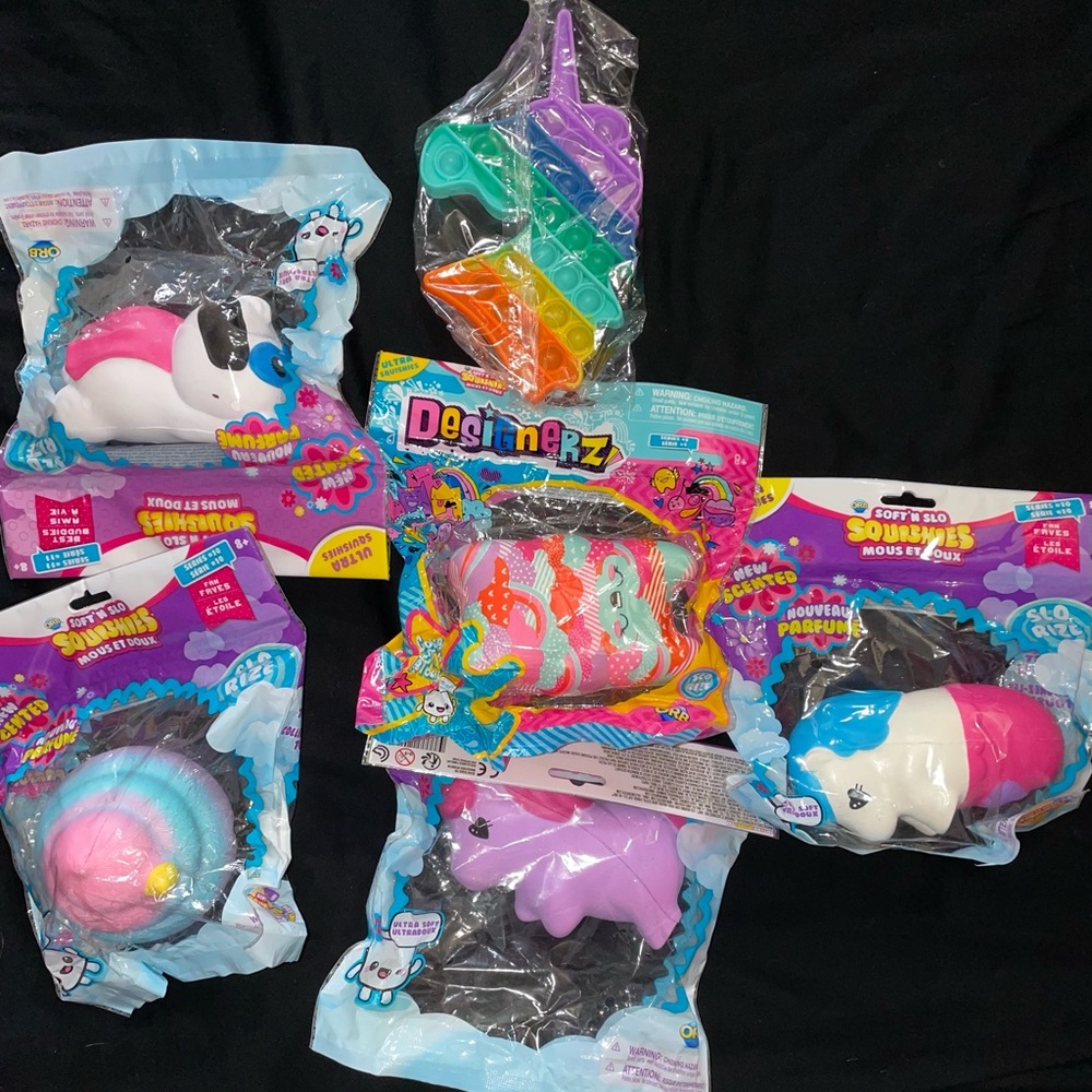 Soft 'N Slo Squishies and Pop it bundle New